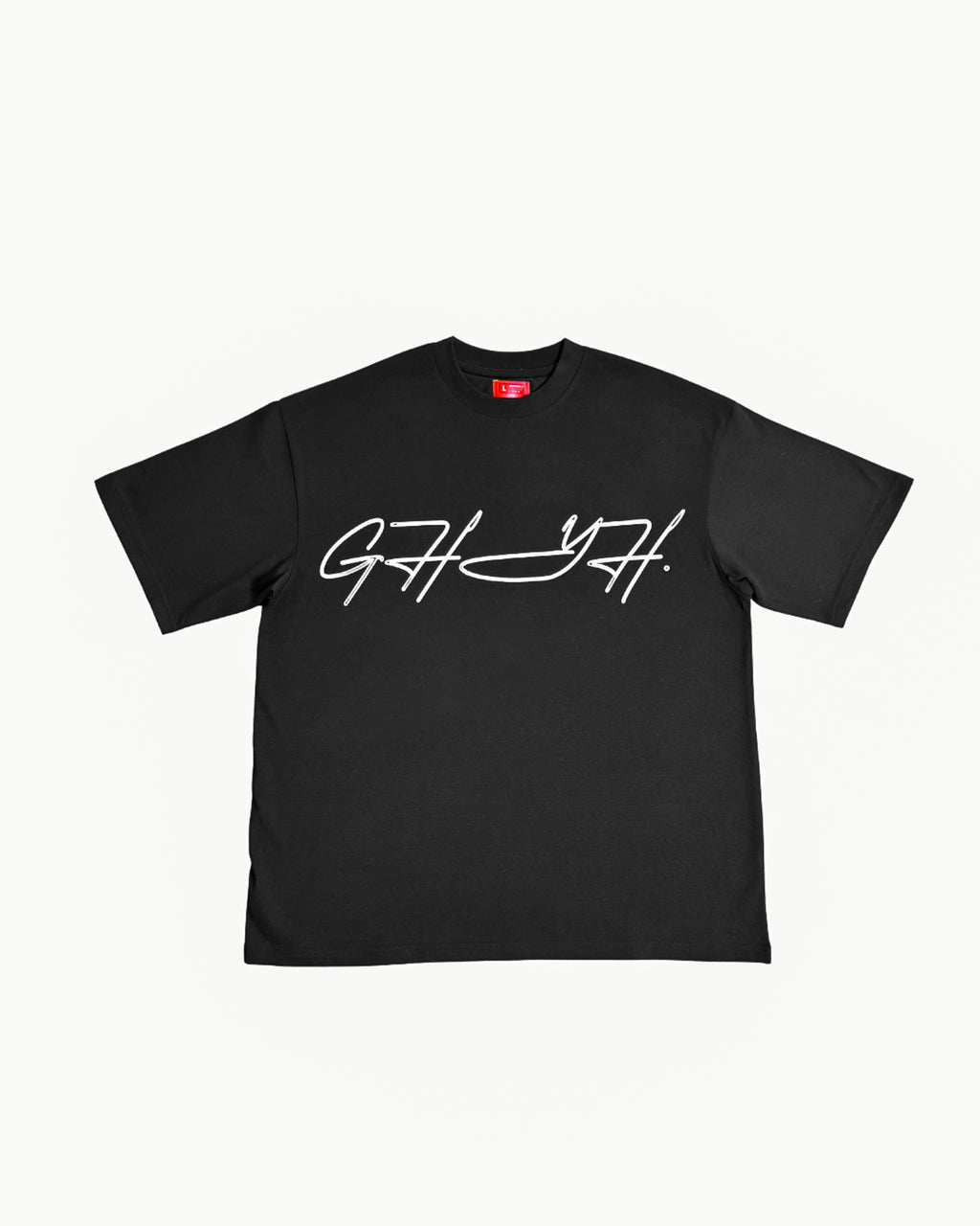 Signature GHYH Tee in Jet Black