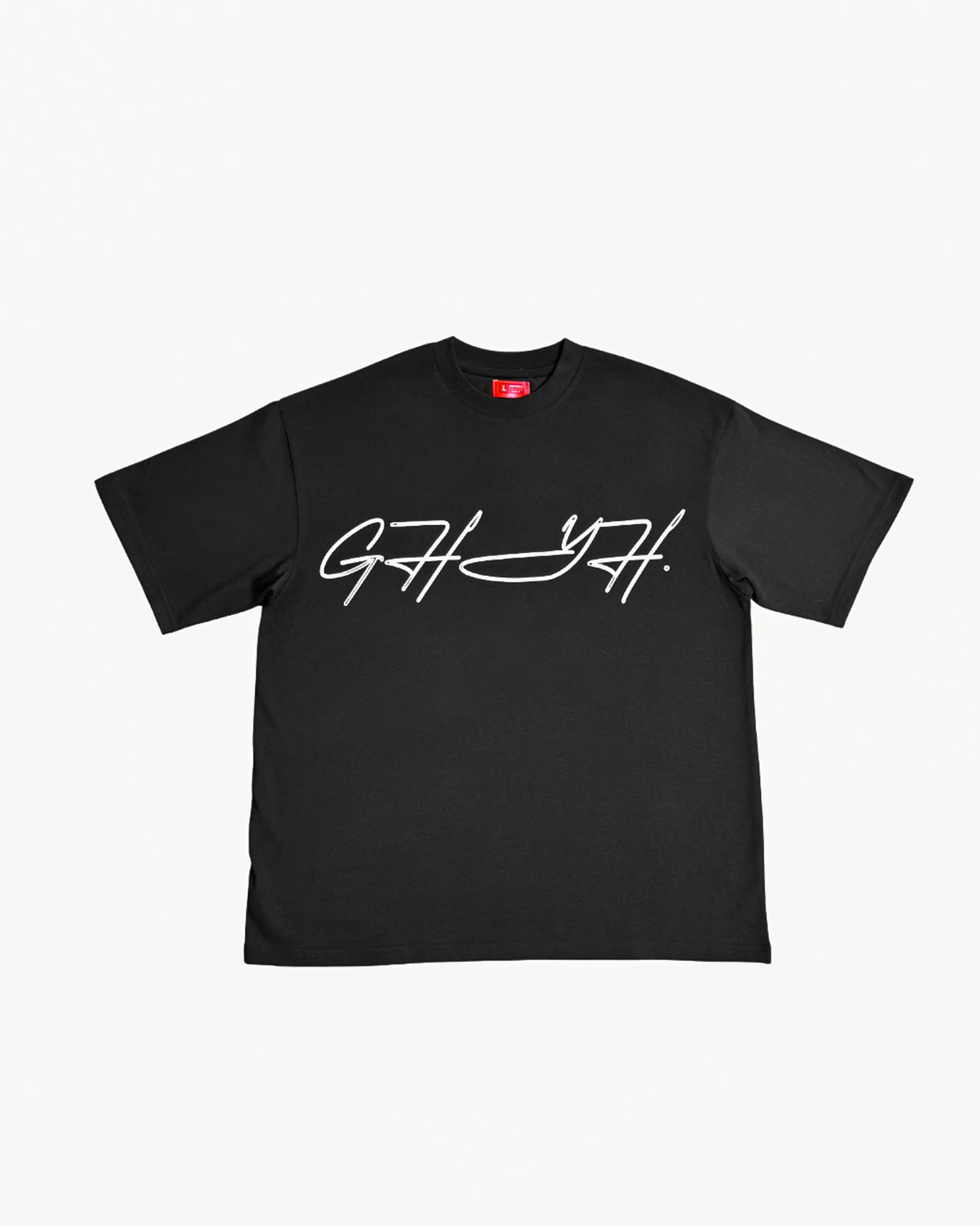 Signature GHYH Tee in Jet Black