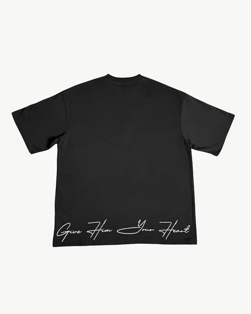 Signature GHYH Tee in Jet Black