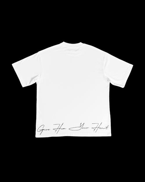 Signature GHYH Tee in Cloud White